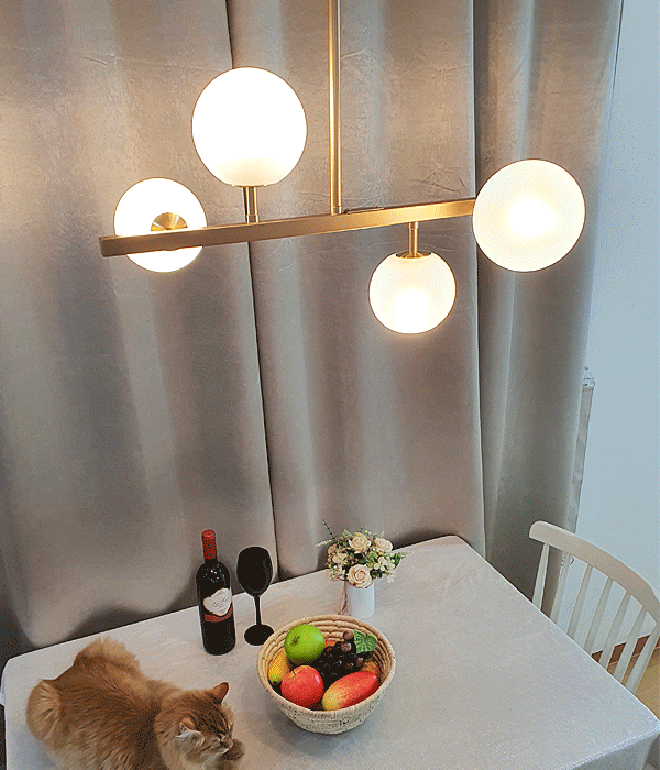 포포 4등, 7등 인테리어 식탁등, LED 식탁조명