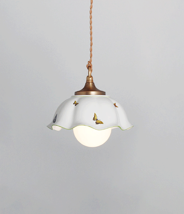 버터린 1등 2등 도자기식탁등 펜던트조명